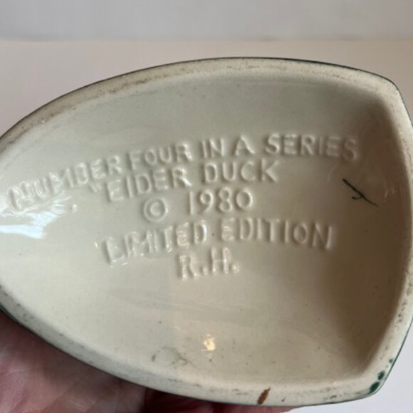 VINTAGE Lord Calvert Canadian Liquor “Eider Duck” Limited Edition DECANTER 1980 - Picture 7 of 9